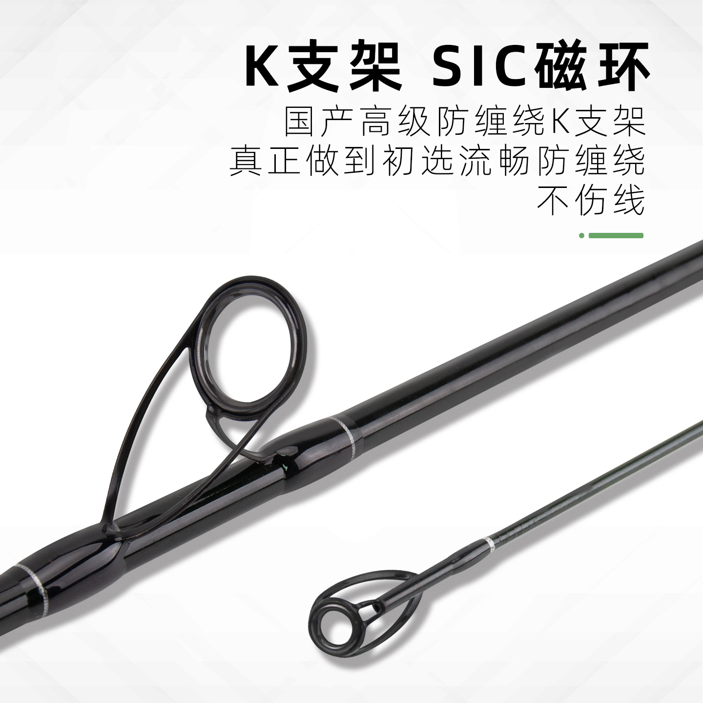 新型锚杆3.3/4.5米远投超硬雷强竿碳素三节超轻锚鱼杆专用海竿 - 图2