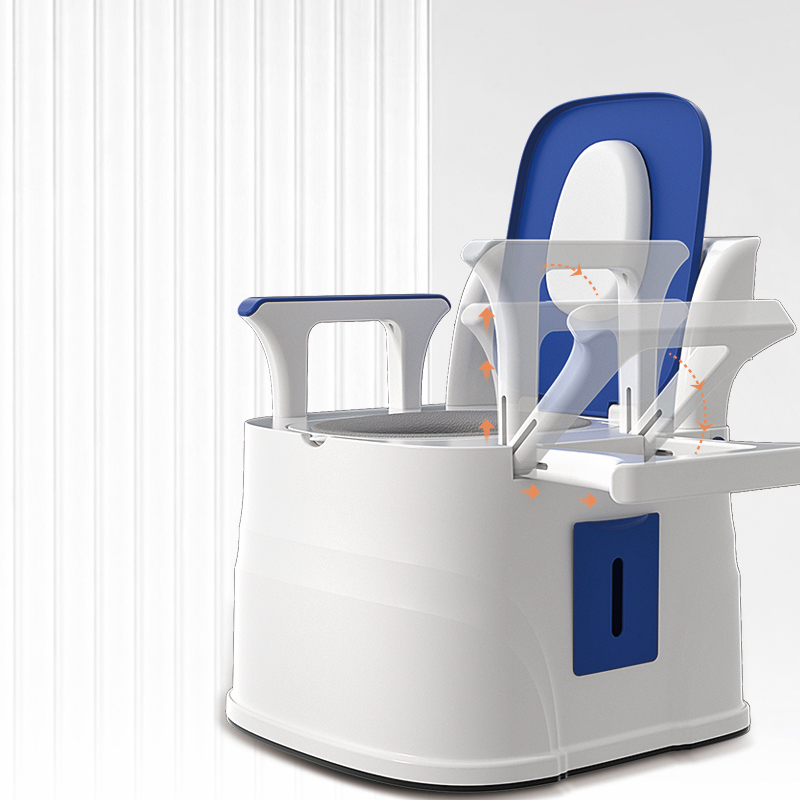 老人移动坐便器成人家用房间床边便携式孕妇坐便椅老年人室内马桶-图2
