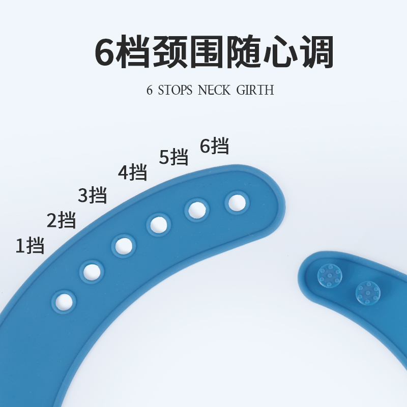 老人专用围兜老年人吃饭用的围嘴饭兜防水成人硅胶喂饭神器口水巾 - 图2