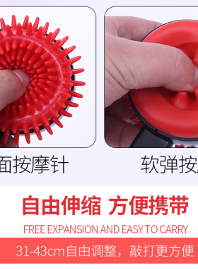 按摩锤子拍打颈部经络捶