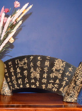 仿古风客厅兰亭序摆件树脂工艺品