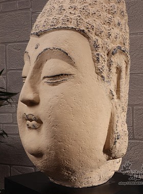 禅意风文化商务礼品祠堂佛头