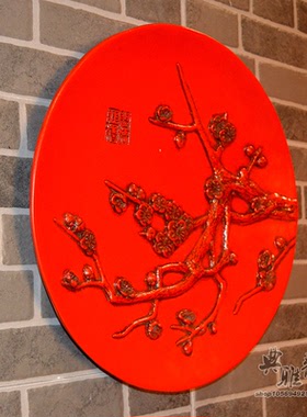 浮雕背景墙无框挂件装饰画