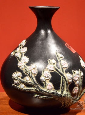 中式风仿古艺术树脂花瓶装饰品