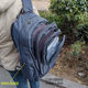 Wei Bao backpack polyester cloth lightweight student travel
