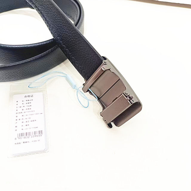 Rolls-Shuaite men's simple cowhide alloy buckle