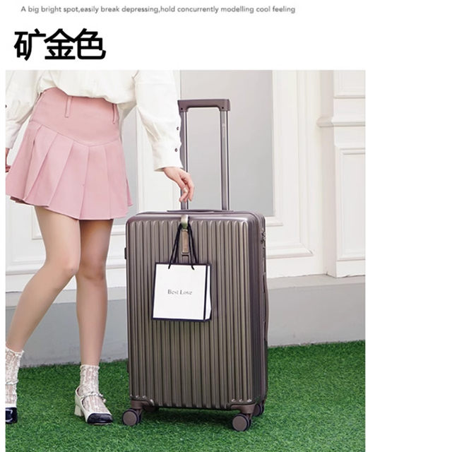 Lulu Kaidi anti-scratch frosted universal wheel trolley case