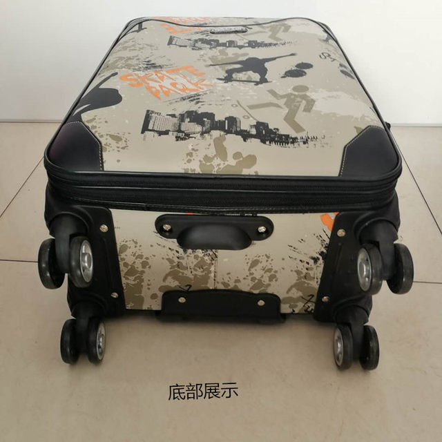 Lulu Kaidi universal wheel school nylon trolley case