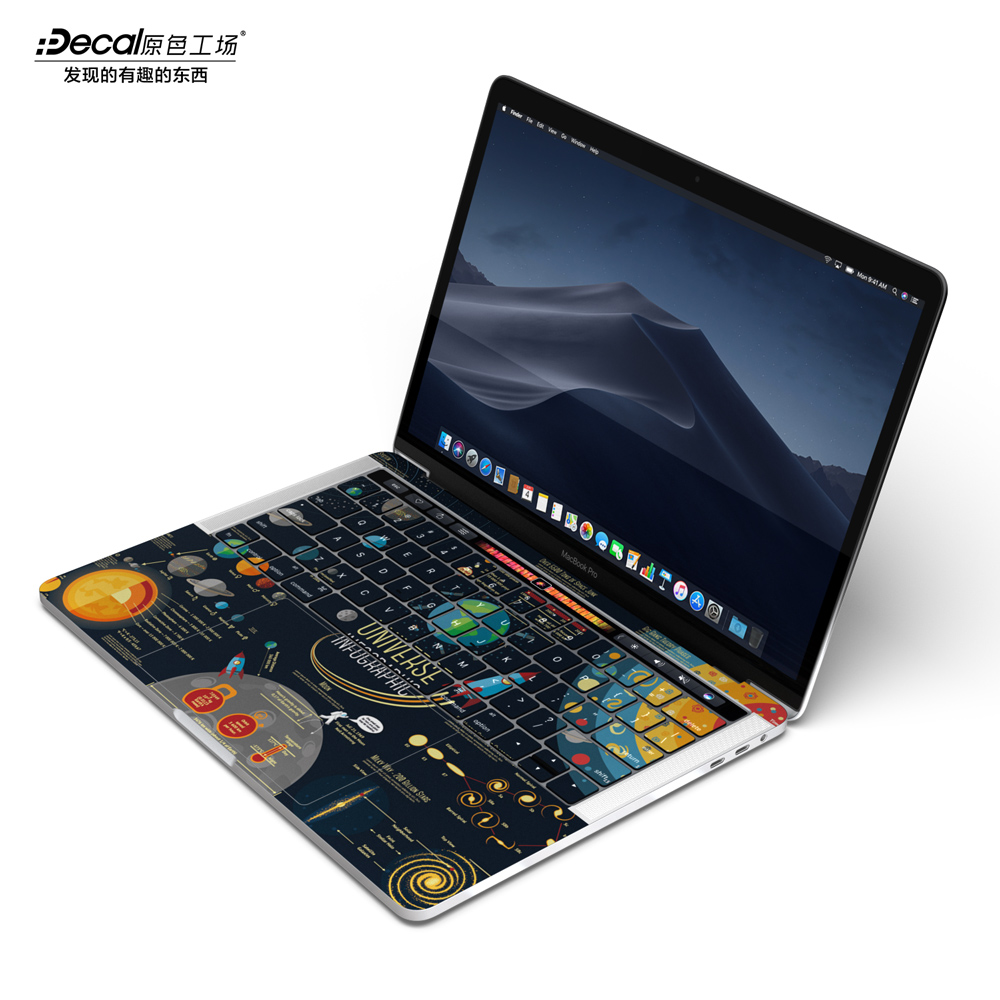 iDecal原色工场苹果笔记本贴纸macbookproair机身创意贴外壳贴膜 - 图1