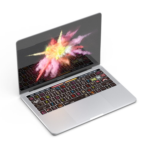iDecal原色工场适用于macbookproair苹果笔记键盘贴13寸14按键膜-图3