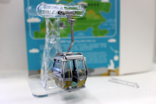 微影Tiny 1/76 香港昂坪360缆车模型水晶车厢观光车 精美礼品摆件 - 图1