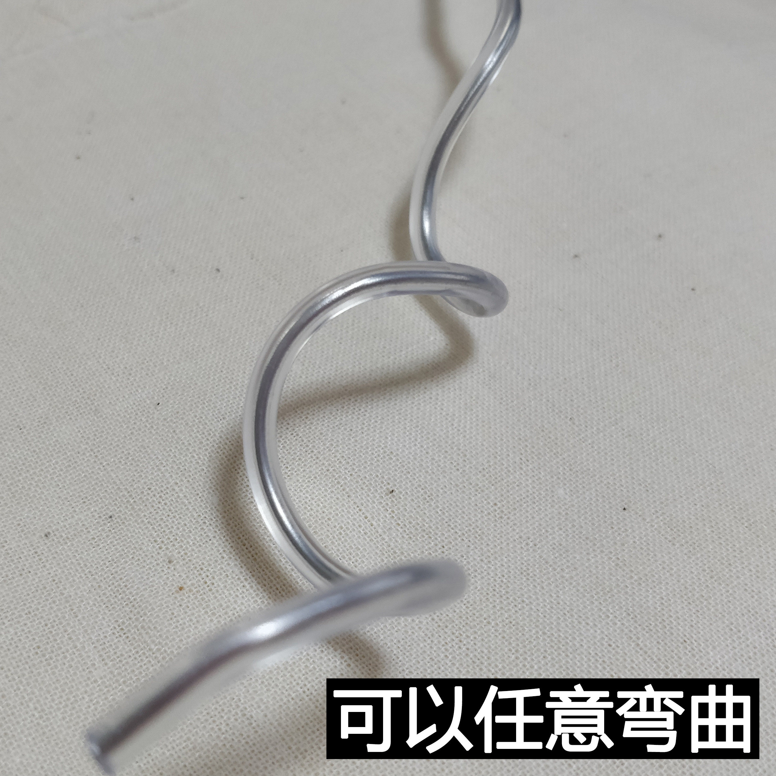 Индивидуальная алюминиевая линия серебристого цвета с прозрачным покрытием, мягкая рыбий костный алюминиевый провод с клеем, алюминиево-пластиковый провод DIY, алюминиевое ядро, инструмент для разрыва