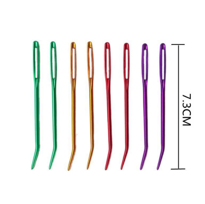 手工铝合金大眼针弯针  毛衣缝合针 大眼毛线弯针 弯头铝毛衣针,淘宝优惠券,粉丝福利购,淘宝优惠卷