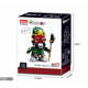 Xiao Luban Guan Yu model toy ornaments assembled building blocks