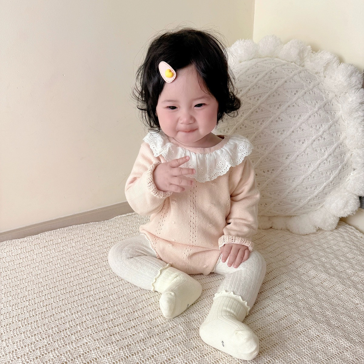 拉果拉贝贝园小月龄宝宝秋装婴儿纯棉毛衣连体衣针织衫包屁衣哈衣,淘宝优惠券,粉丝福利购,淘宝优惠卷