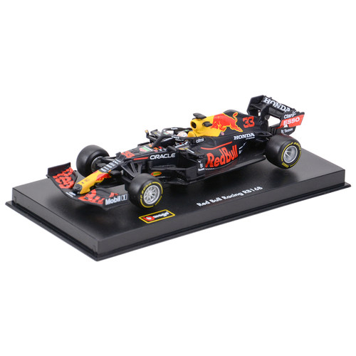 比美高1:43 2021 红牛RB16B 白牛 F1方程式赛车仿真合金汽车模型 - 图1