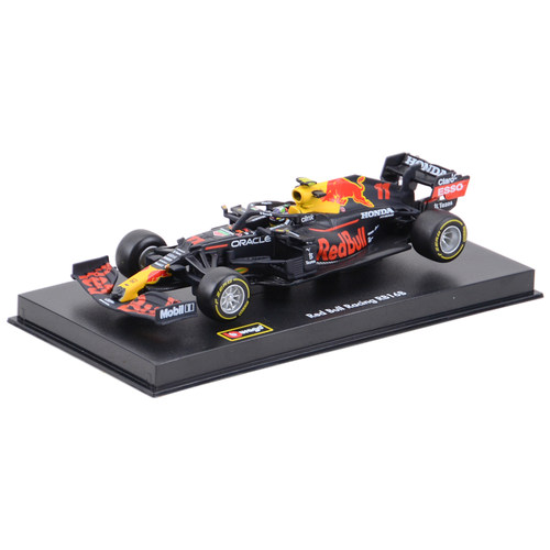 比美高1:43 2021 红牛RB16B 白牛 F1方程式赛车仿真合金汽车模型 - 图0