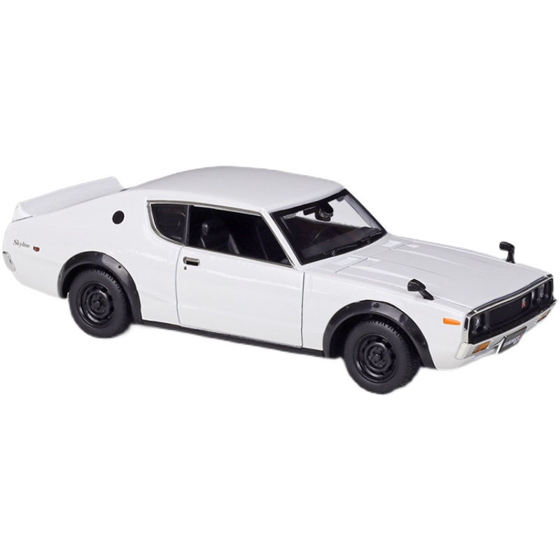 美驰图1:24尼桑1973Skyline2000GT-R 达特森仿真合金汽车成品模型 - 图3