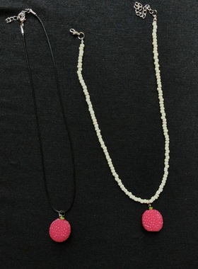 童趣仿真荔枝水果钥匙扣小挂件