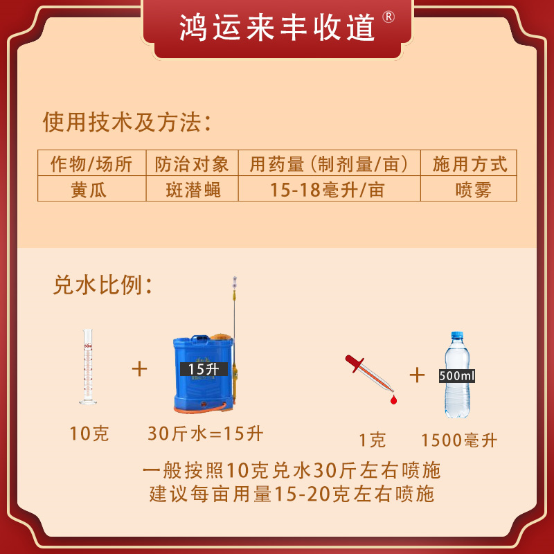 农药消潜80%灭蝇胺黄瓜豆角美洲斑潜蝇潜叶蛾鬼画符地图虫杀虫剂 - 图2