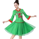 Летний этнический комплект, юбка, танцующие штаны для пожилых людей, 2022, этнический стиль, для среднего возраста