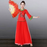 Летний этнический комплект, юбка, танцующие штаны для пожилых людей, 2022, этнический стиль, для среднего возраста