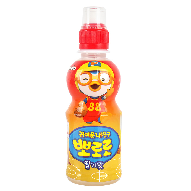 韩国Pororo啵乐乐饮料235ml*24瓶/箱宝露露儿童果味饮品果汁饮料-图3