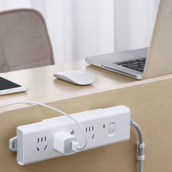 Plug strip holder wall hanging no punching traceless self-adhesive wireless bull power strip wall hanging wall storage