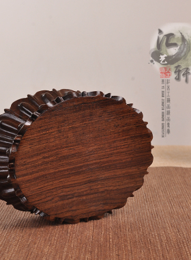 汇艺轩实木中式佛堂定制垫高底座