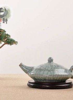 紫光檀香炉盆景花瓶简约现代木托