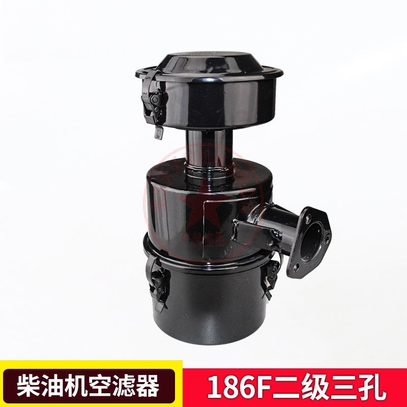 柴油机配件空滤器170F173F178F186F188F192F旋耕机农机空气滤清器 - 图1