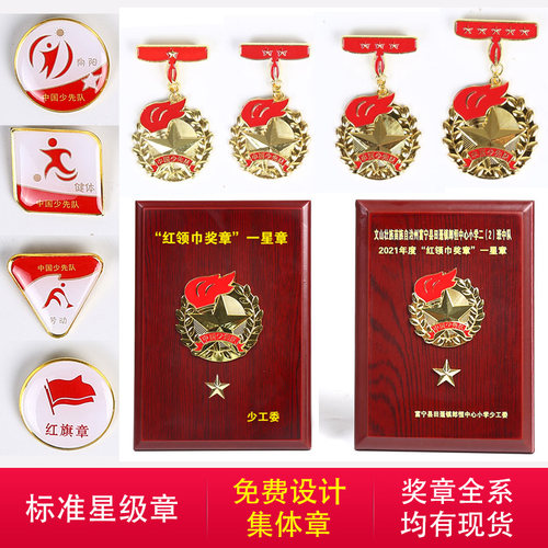 定制红领巾奖章学校班级集体基础章特色章演讲章接力孝顺文明安全章才艺守纪环保章进步组织章先锋学习章徽章 - 图3