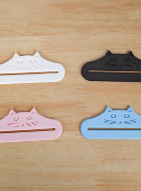 3d打印小工具猫零食猫条挤出器可爱小猫耳朵单孔家用创意夹子