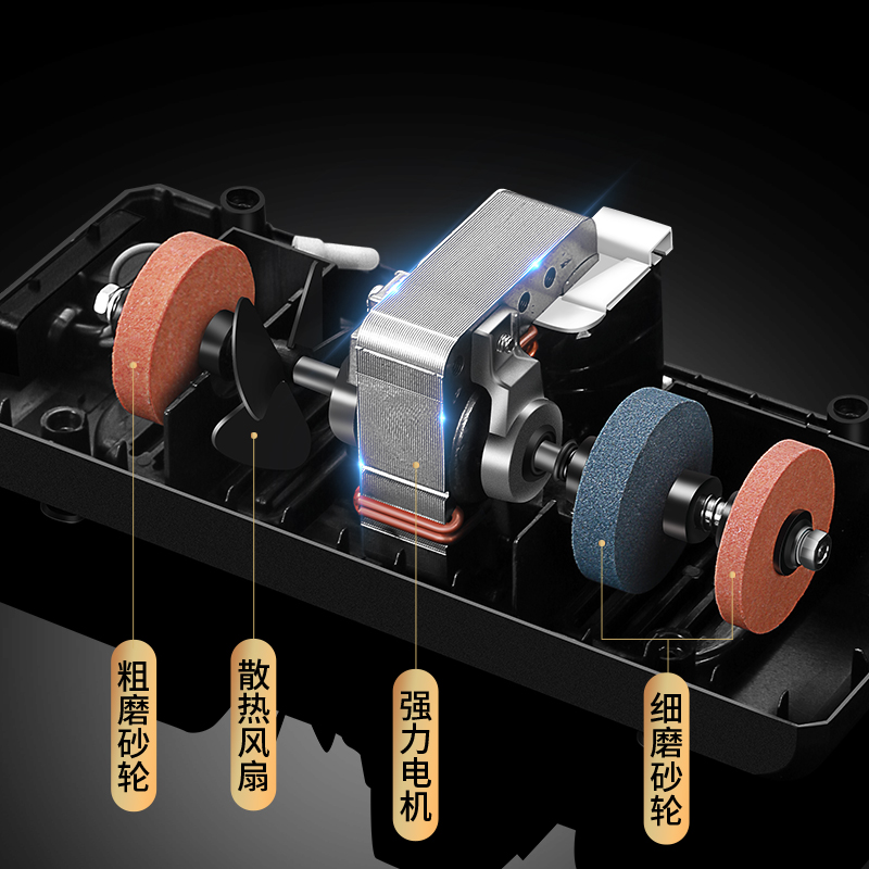 德国磨刀神器全自动电动磨刀器家用快速菜刀磨刀机剪刀商用磨刀石-图2