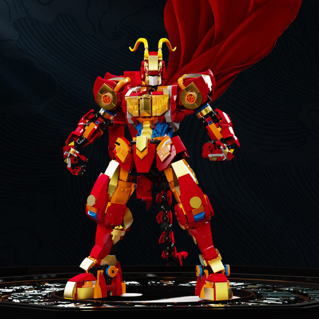 Assembling building block toys 14+ small particle Wukong building blocks