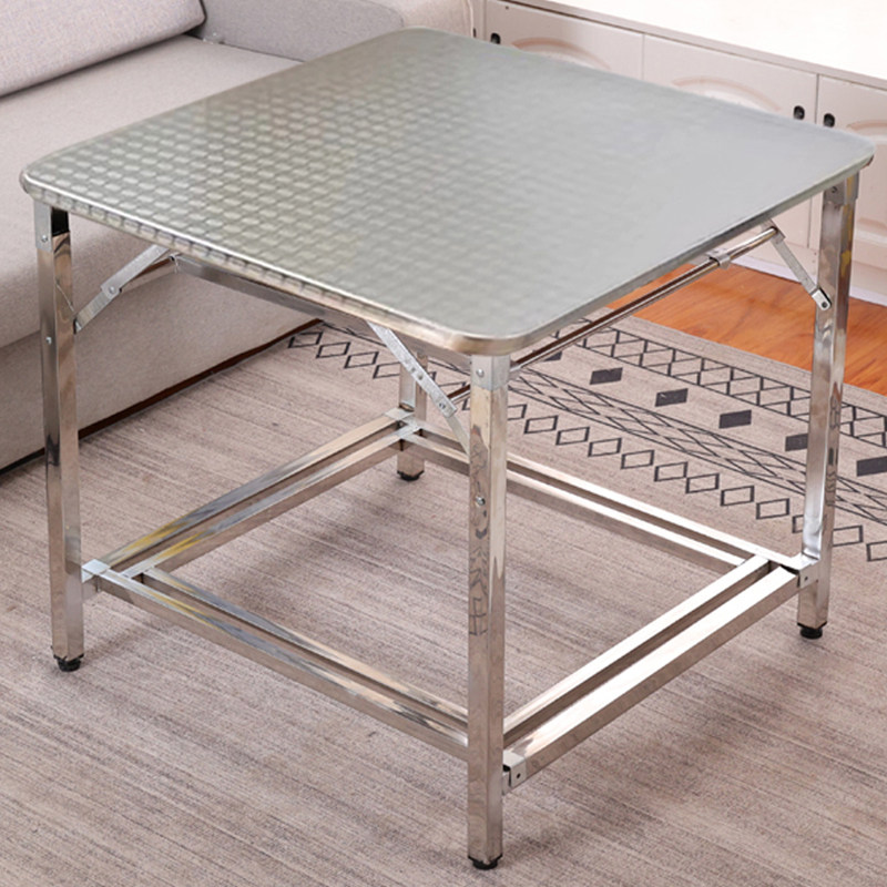 精品不锈钢烤火桌子家用取暖桌小饭桌方桌可折叠餐桌正方形烤火架,淘宝优惠券,粉丝福利购,淘宝优惠卷