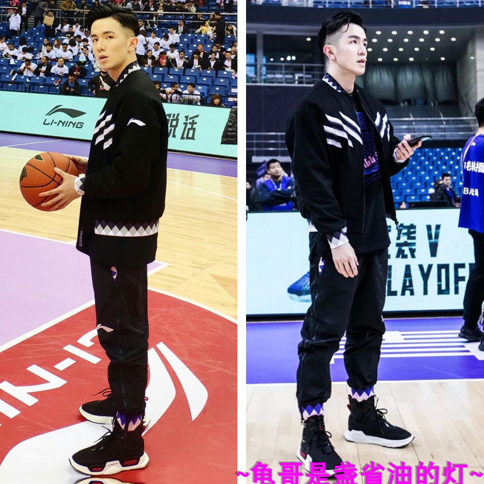 中国李宁冬装男CBA全明星赛同款羊毛呢棉服棉袄保暖短夹克AJMP003