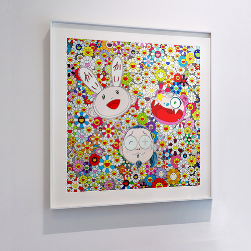 AOCA日本版画村上隆挂画二次元动漫卡通装饰画艺术画 Kaikai Kiki - 图1