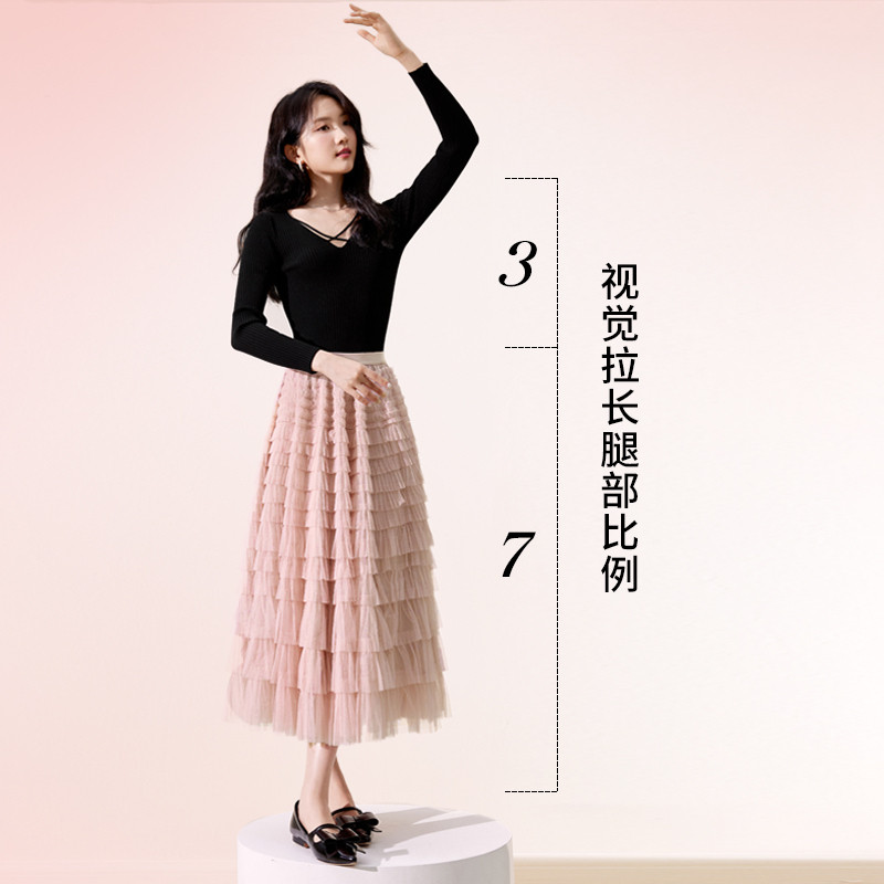  秋水伊人半身裙