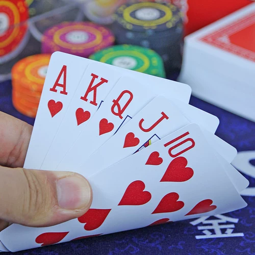 Пластиковые водонепроницаемые игральные карты из ПВХ, элитная подарочная коробка