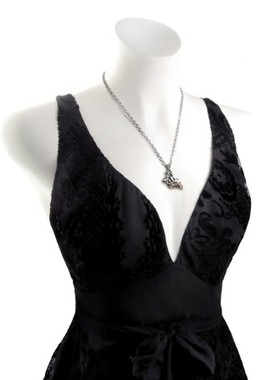 Alchemy Gothic ULP9 TATTOO GUN 双色锡质纹身枪吊坠项链