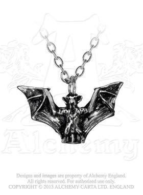 英国A牌小吸血鬼哥特蝙蝠项链