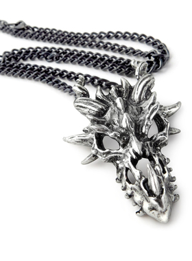 alchemy恶龙头骨朋克哥特项坠