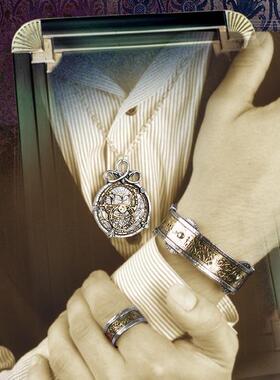 ALCHEMY蒸汽朋克复古齿轮项链