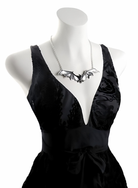 Alchemy Gothic P121 GOTHIC BAT 暗黑哥特复古做旧展翅蝙蝠项链