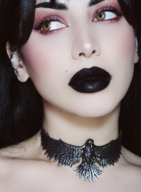 Alchemy CURSE OF CORONIS P956 科罗尼斯的诅咒暗黑哥特乌鸦项链