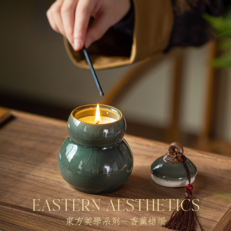 《福禄》葫芦国风文创香薰蜡烛礼盒香氛送生日新年商务礼品礼物,淘宝优惠券,粉丝福利购,淘宝优惠卷