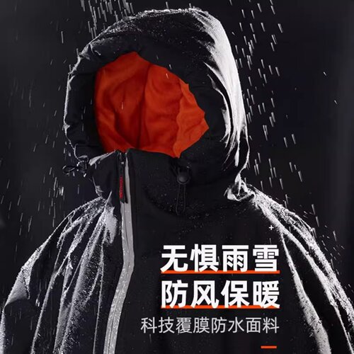 军棉大衣男女款冬季加绒加厚东北零下40度防寒服新款户外大衣棉袄 - 图1