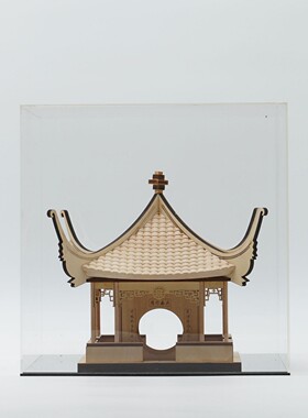 新中式现代家居饰品八角凉亭