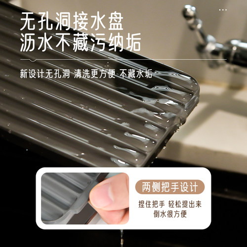 不锈钢保温杯架沥水双层水瓶收纳架台面倒挂厨房水杯置物架子桌面 - 图2